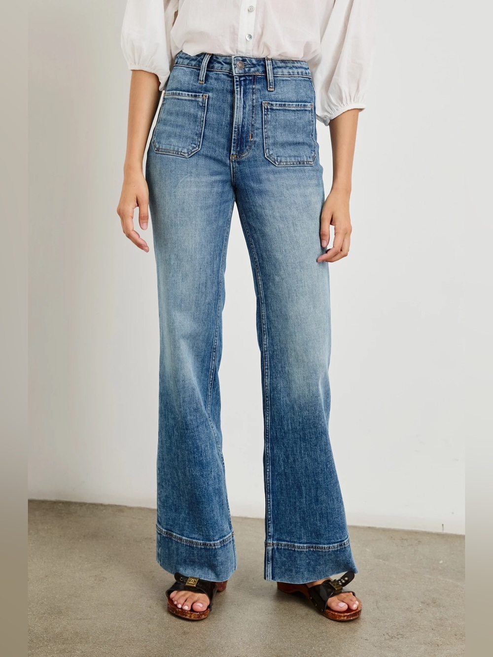 Rails Alamitos Flared Trouser in Tradewind Size 28